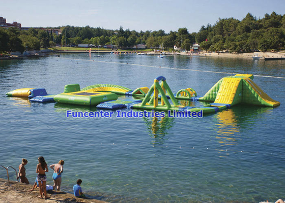 Yüksek Dayanıklılık Bouncy Water Park, Aqua Sporları Su Parkı Deniz Suyu Korozyon Önleyici