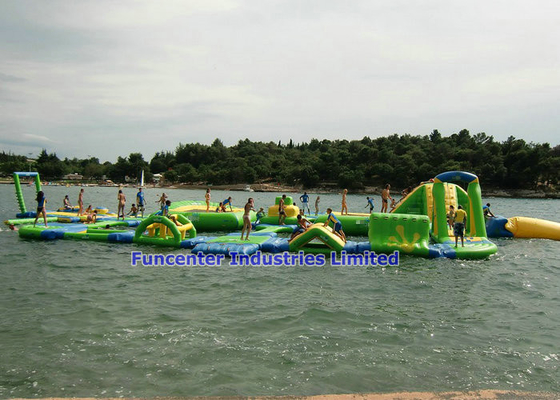 Yüksek Dayanıklılık Bouncy Water Park, Aqua Sporları Su Parkı Deniz Suyu Korozyon Önleyici
