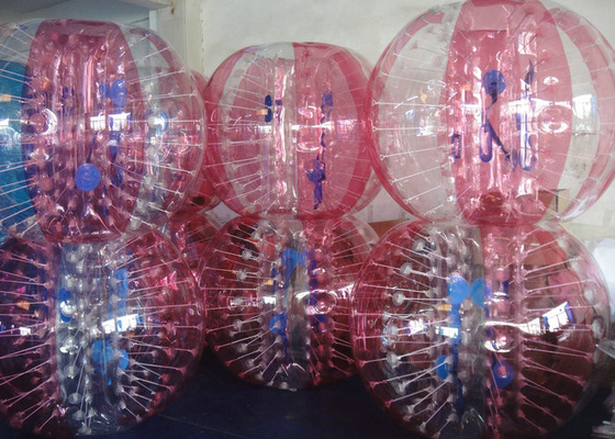 Açık Hava Çalmak için Renkli Şişme Kabarcık Top Zorbing Futbol Tampon Topu