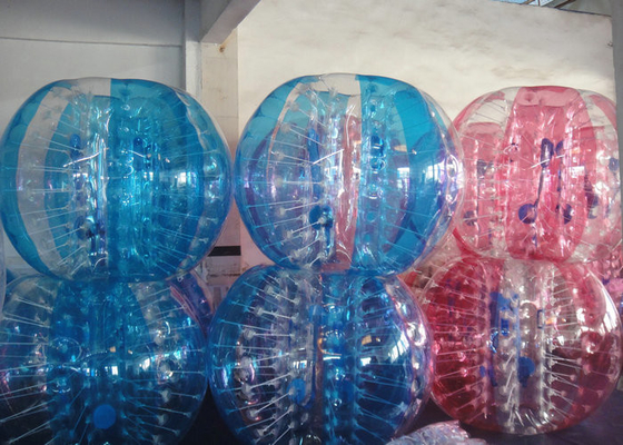Açık Hava Çalmak için Renkli Şişme Kabarcık Top Zorbing Futbol Tampon Topu