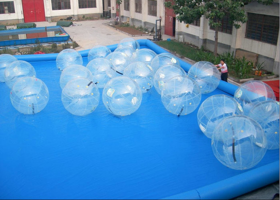 Aqua Yürüyen Şişme Açık Oyuncaklar 1.0mm Kalınlık PVC / TPU Büyük Boy
