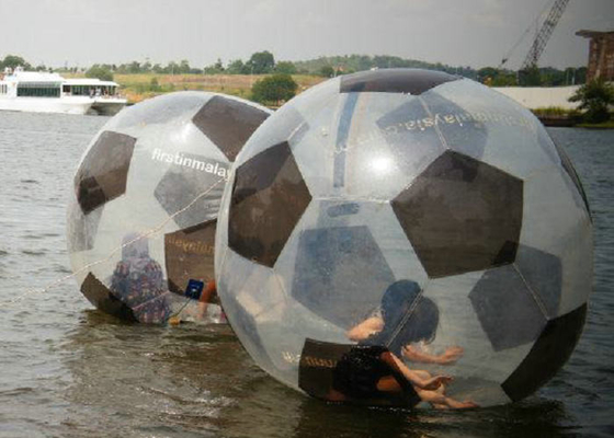 Futbol Desenli Su Hamster Topu, Sızıntı Kanıtı Su için İnsan Hamstanı Küreği
