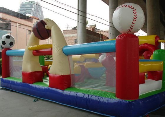 Spor Temalı Açık Hava Şişme Parkı, 1 Yıl Garantili Yetişkinler için Şişme Park