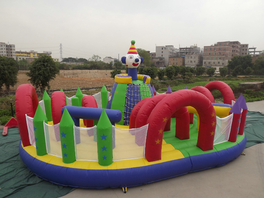 Açık Şişme Su Parkı Kolay Bakım 10mx8m 12mx9m Boyut