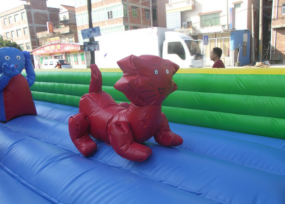 Büyük Boy Şişme Eğlence Parkı Yüksek Güvenlikli Malzemeler Bouncy Juming Castle