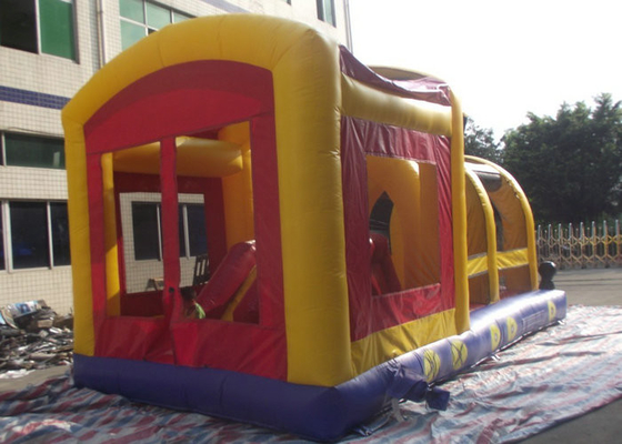 Tren Şekilli Engel Ders Bounce House Bedava Çocuklar İçin Bouncy Play
