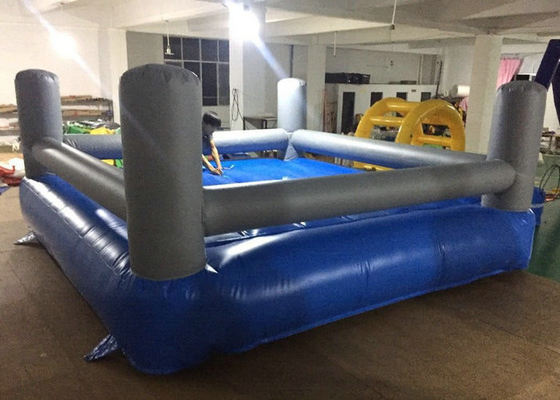 Açık Etkileşimli Şişme Spor Oyuncakları Bouncy Güreş Ring 4mx4m 5mx5m Boyutlar