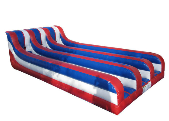 Üç Şeritli Şişme Spor Oyuncakları Bungee Run Aşınma Direnci Çocuk ve Yetişkinler için