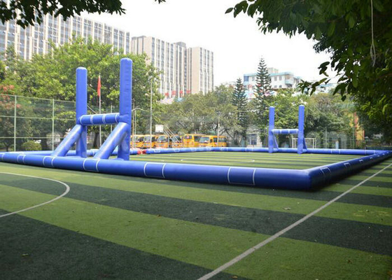 Açık Etkileşimli Şişme Spor Oyuncakları 0.55mm PVC Futbol Arena Oyun Alanı