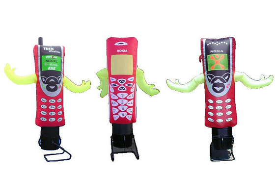 Mobil Cep Telefonu Şişme Reklam Tabelaları PVC Kaplı Backyard Eğlenceli Oyuncaklar