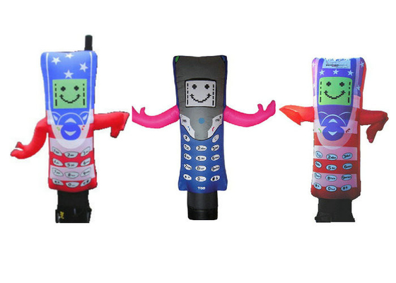 Mobil Cep Telefonu Şişme Reklam Tabelaları PVC Kaplı Backyard Eğlenceli Oyuncaklar