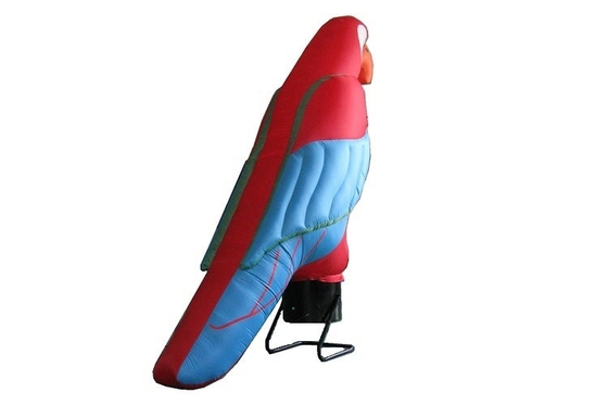 Renkli Parrot Şişme Rüzgar Dansçısı, Şişme Promosyon Ürünleri Dayanıklı Malzemeler