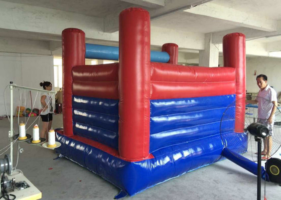 SGS&amp;#39;ye Sahip Superman Baskılı İç Mekân Bouncy Castle Alev Geciktirici Onaylandı