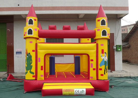 Özel Made PVC Şişme Bouncy Castle Dörtlü Dikiş İle Güçlü
