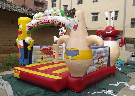 Özelleştirilmiş Şişme Bouncy Kalesi Eko Dostu PVC Tente OEM / ODM Alınmıştır.
