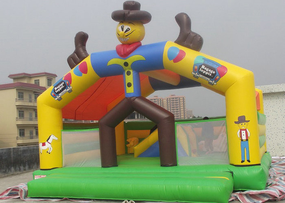 Palyaço Karakterleri Şişme Bouncy Şatosu Güvenli Plato PVC Zırh BC-011