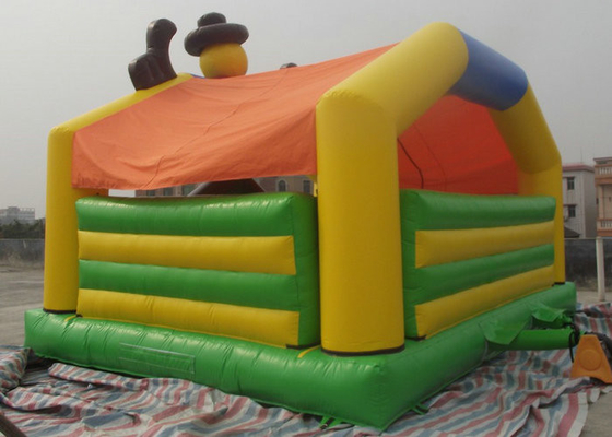 Palyaço Karakterleri Şişme Bouncy Şatosu Güvenli Plato PVC Zırh BC-011
