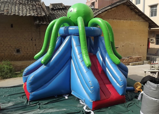 Yeşil Ahtapot Dev Şişme Kayar Popüler Çekim Eklem Şeritleri Eklem
