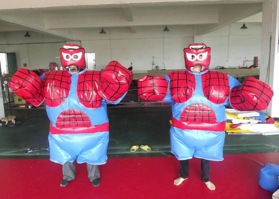 Göz Alımı Sumo Güreşçisi Cadılar Bayramı Kostümü, Örümcek Adam Şişme Sumo Kostüm
