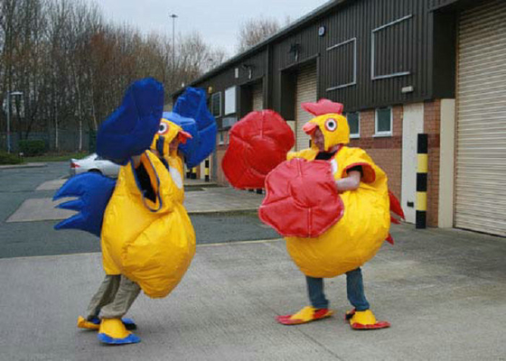 Benzersiz Cock Sumo Güreşçisi Kostüm Köreltme Yüksek Güvenlikli PVC Zemin Malzemeleri