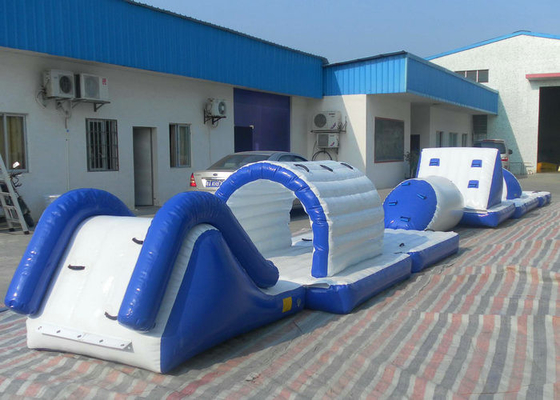 Eko Dostu Şişme Su Oyuncakları Yırtılmaya Dayanıklı Bouncy Obstacle Course