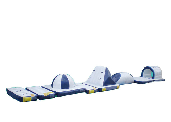 Eko Dostu Şişme Su Oyuncakları Yırtılmaya Dayanıklı Bouncy Obstacle Course