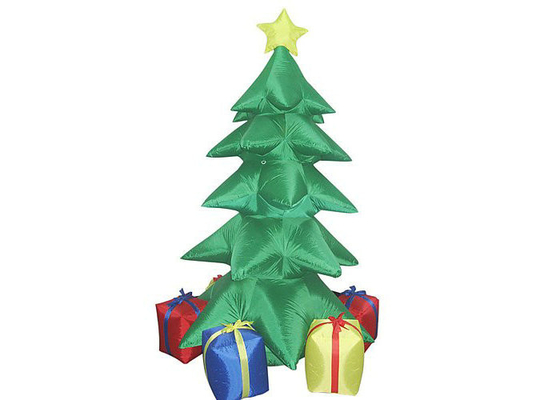 Reklam Promosyon Şişme Noel Ağacı PVC Kaplı Naylon Malzemeler