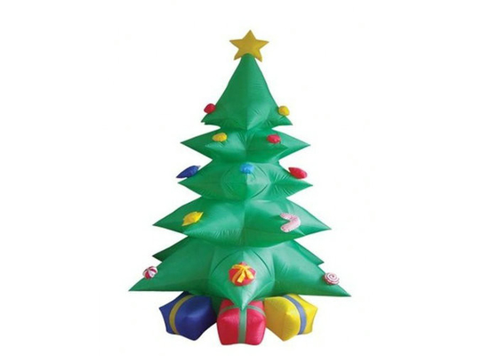 Reklam Promosyon Şişme Noel Ağacı PVC Kaplı Naylon Malzemeler