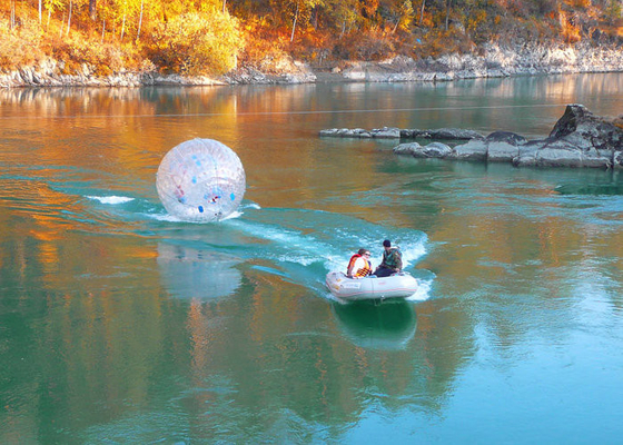 Şeffaf PVC Havuz Hamster Ball Özel Renkli Basılı Sıcak Hava Kaynaklı Teknoloji