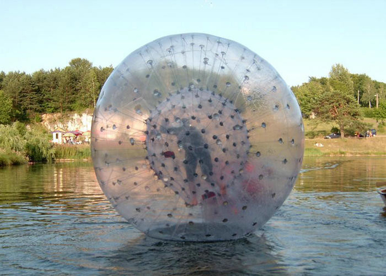 Şeffaf PVC Havuz Hamster Ball Özel Renkli Basılı Sıcak Hava Kaynaklı Teknoloji
