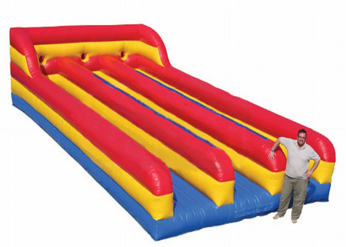 Üç Şeritli Şişme Spor Oyuncakları Bungee Run Aşınma Direnci Çocuk ve Yetişkinler için