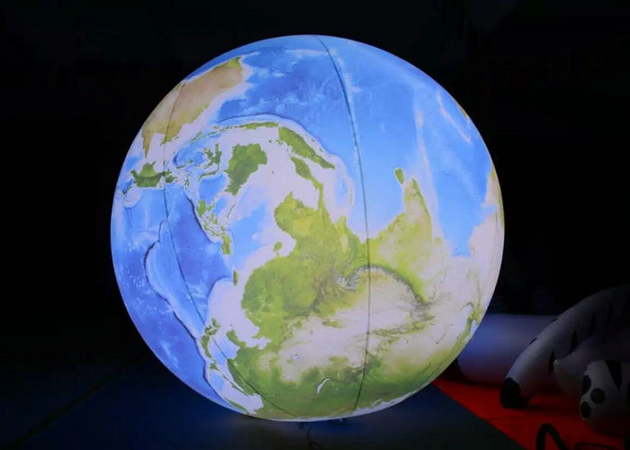 Renkli LED Aydınlatmalı Şişme PVC Reklam Helikopteri Hava Balonu