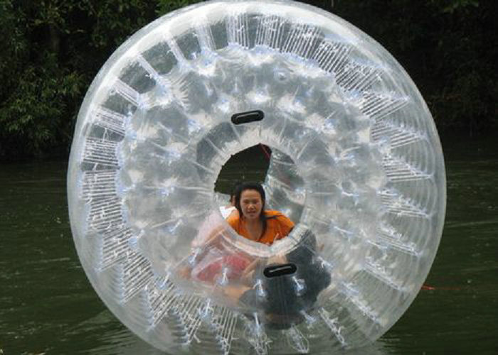 Şeffaf PVC Havuz Hamster Ball Özel Renkli Basılı Sıcak Hava Kaynaklı Teknoloji
